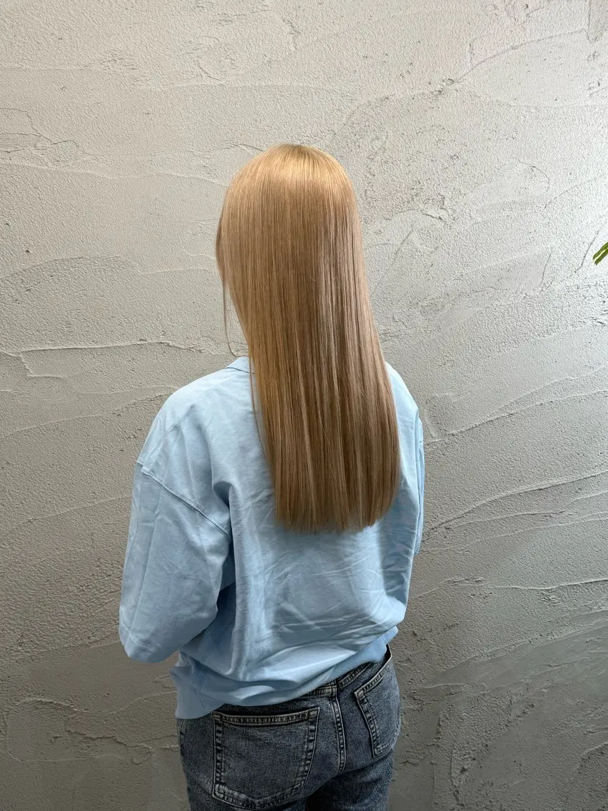 ロング カット ヘアカラー トリートメント だいち/柏/ 矯正/髪質改善のヘアスタイル