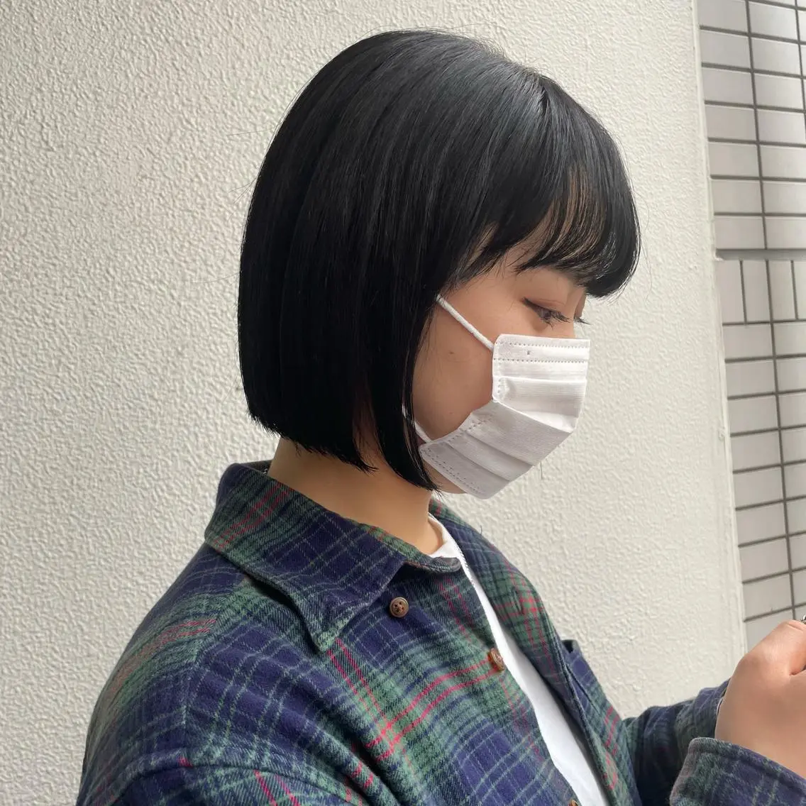 ショート カラー パーマ ヘアアレンジ メンズ キッズ ネイル マツエク・マツパ 透明感カラー・レイヤ ー🎀amika🎀のヘアスタイル