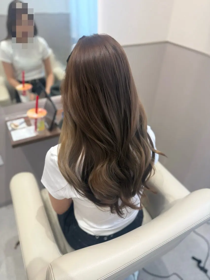 ロング ヘアカラー トリートメント 岡嶋乃愛/layer cut🌈南船橋のヘアスタイル