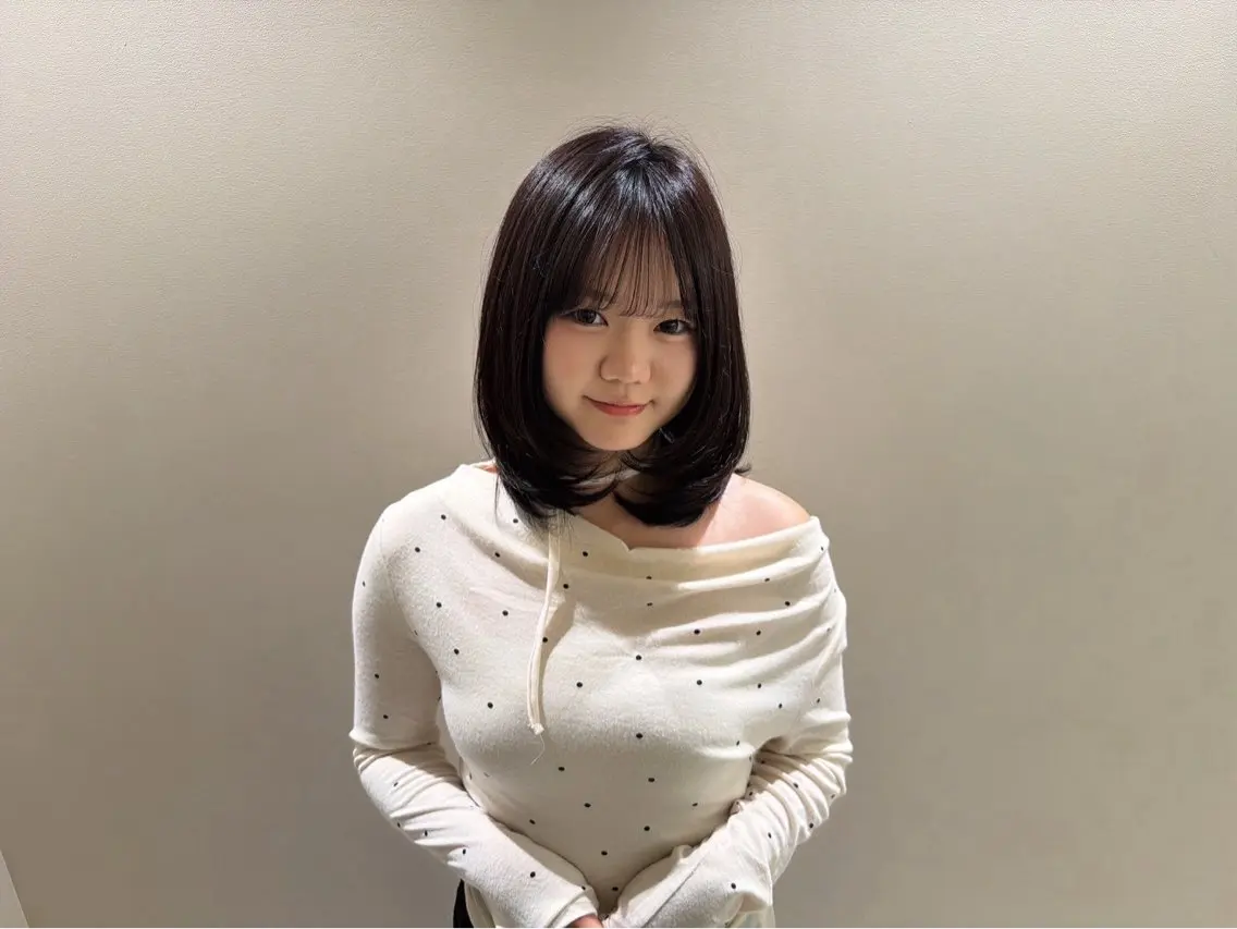 ミディアム カラー 今井 なごみのヘアスタイル