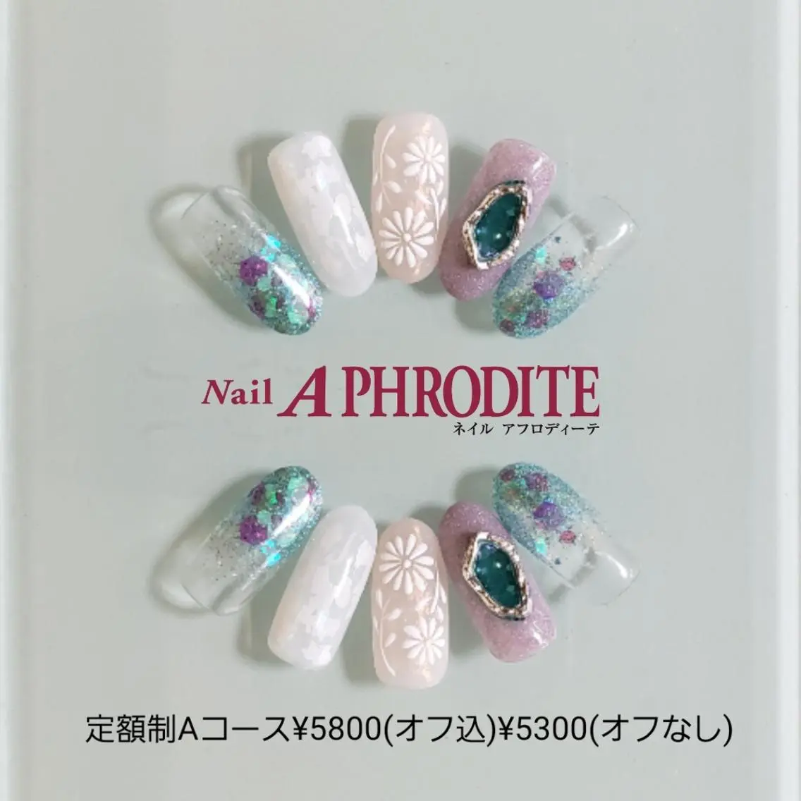 ネイル 持ち込み ハンドネイル Nail  Aphroditeのネイルデザイン