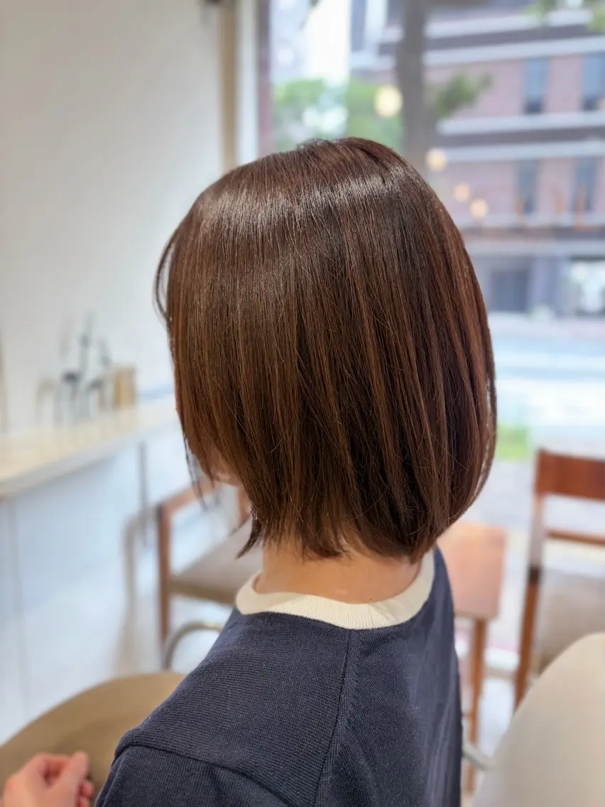 ショート ショートボブ ボブ ショートヘア カット ヘアカラー NICCOLO室見 Erinaのヘアスタイル