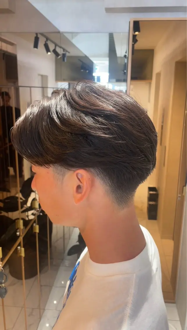 校則内でもOK👌ニュアンスパーマ+カット自然な動きで毎日のセットが楽ちん!【学生限定 ¥11,000】の写真