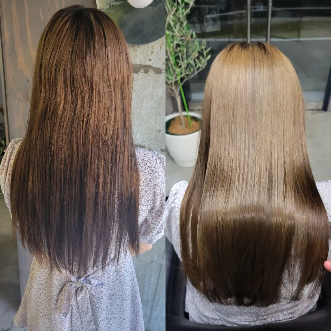 ロング カラー ブリーチ schwarz  黒森一馬のヘアスタイル
