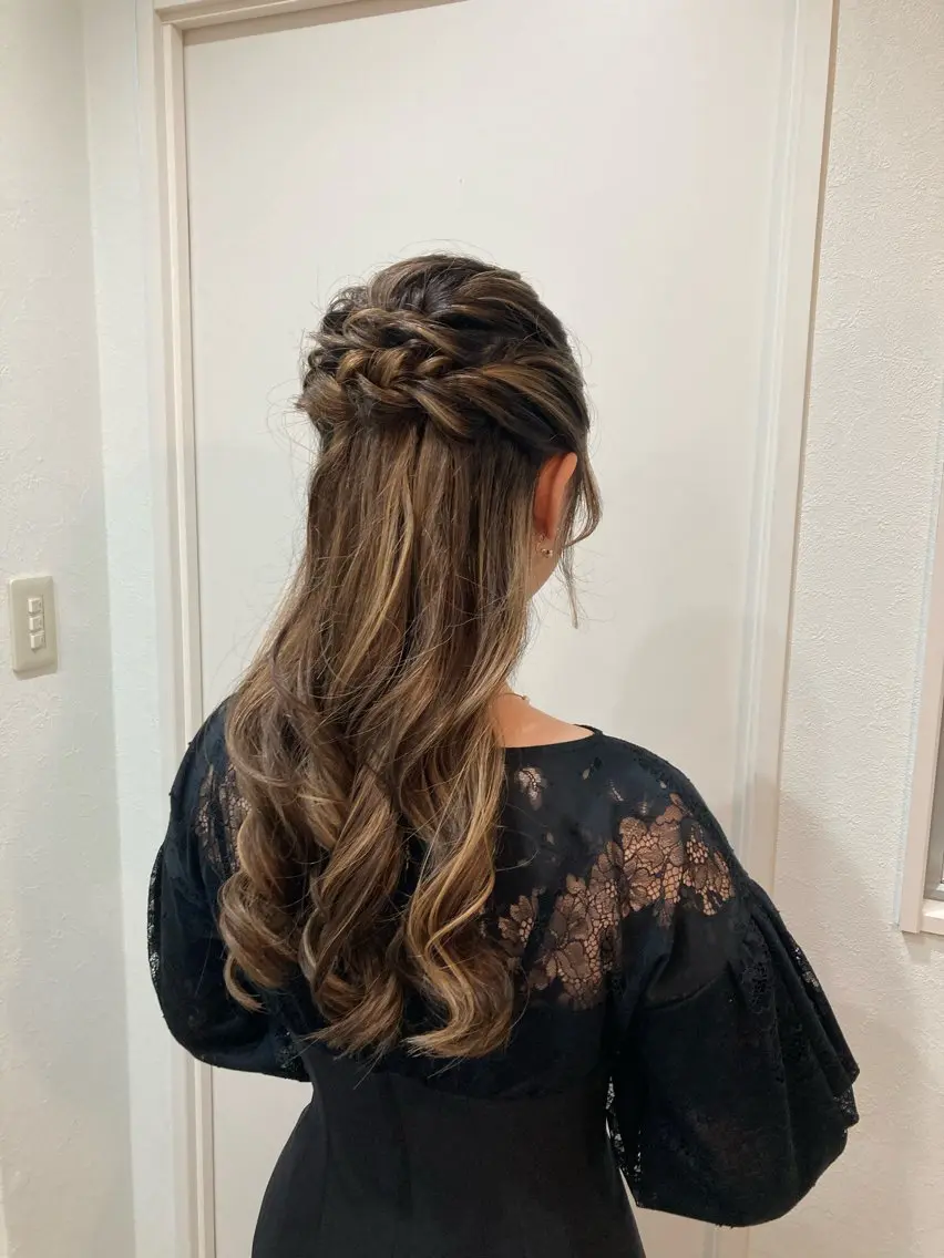 ヘアアレンジ ハーフアップ ヘアセット Gypsoly ☺︎ゆきのその他イメージ
