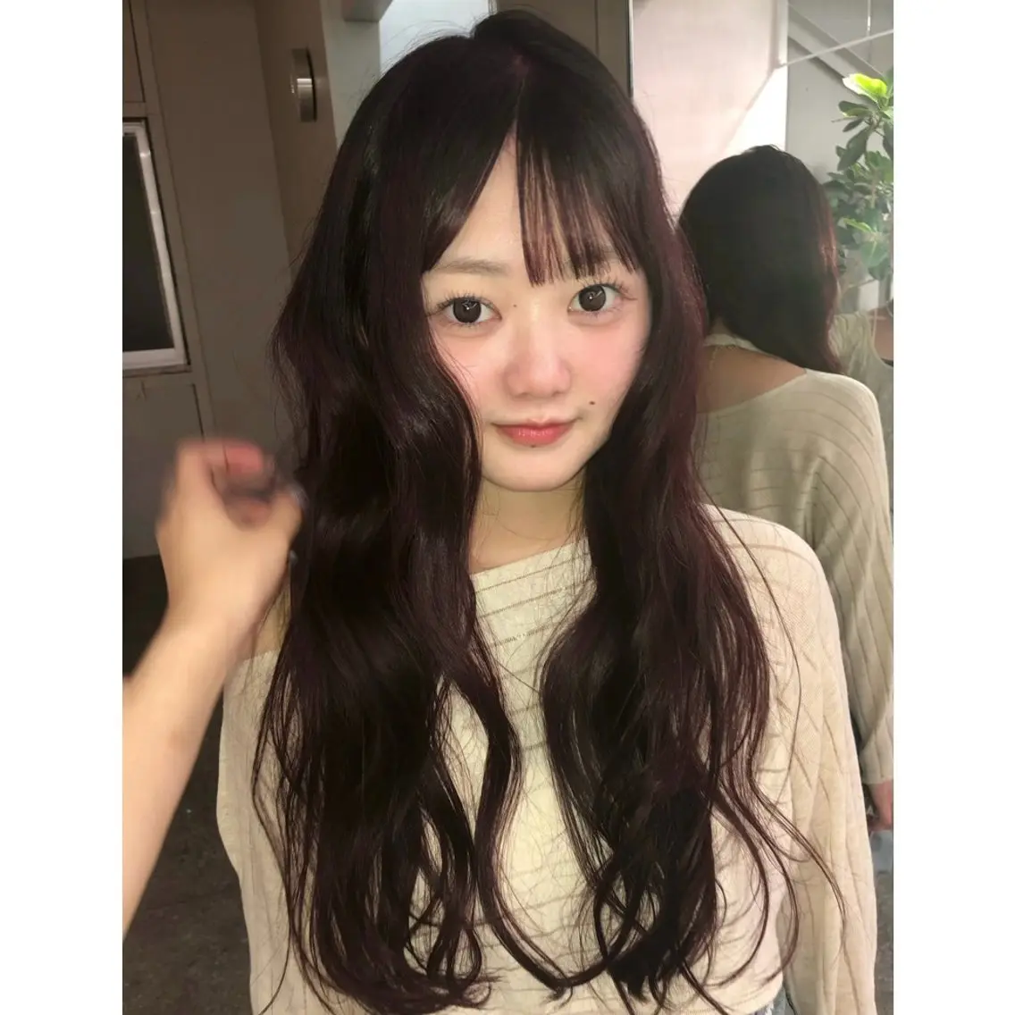 ロング ヘアカラー トリートメント fev kihoのヘアスタイル