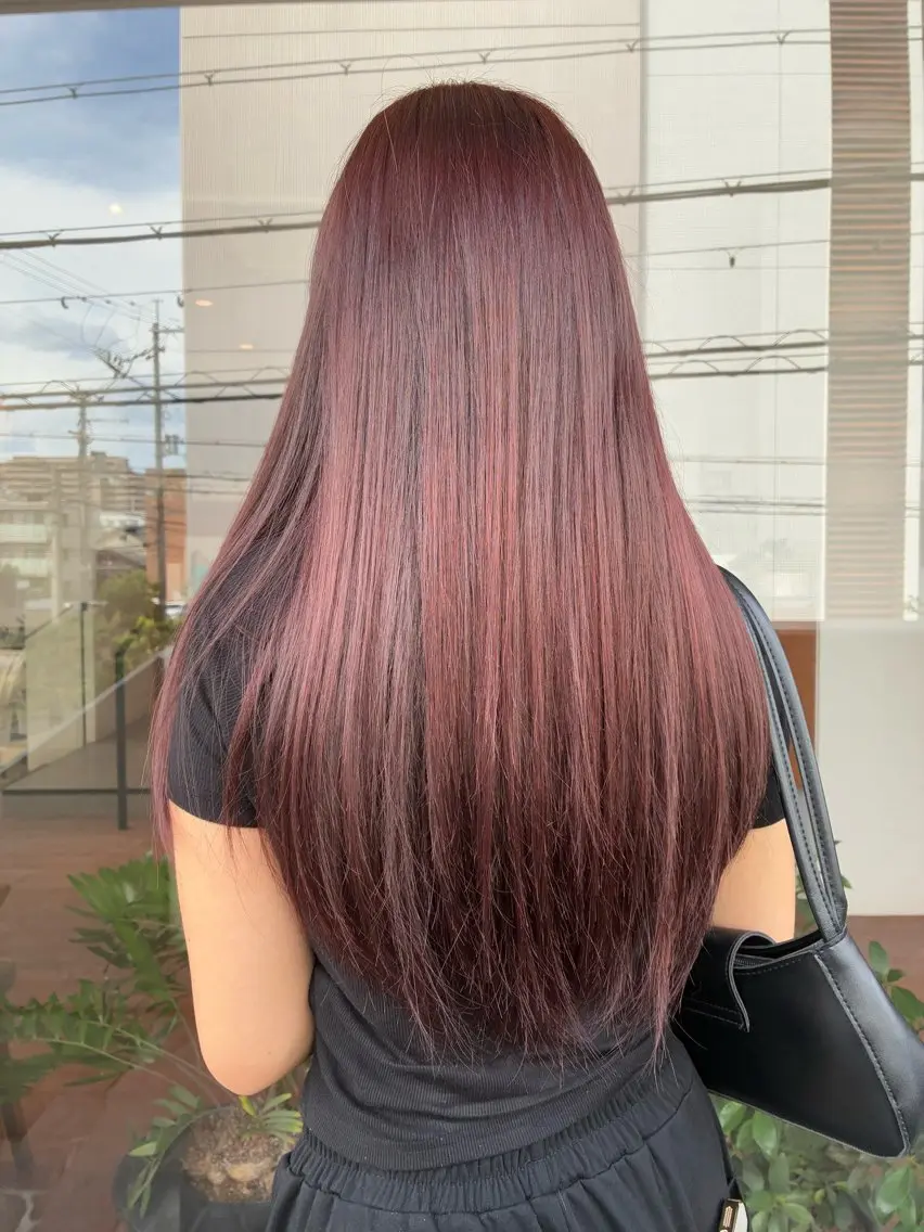 カラー カット ヘアカラー トリートメント linna / 高槻 /透明感カラーのヘアスタイル