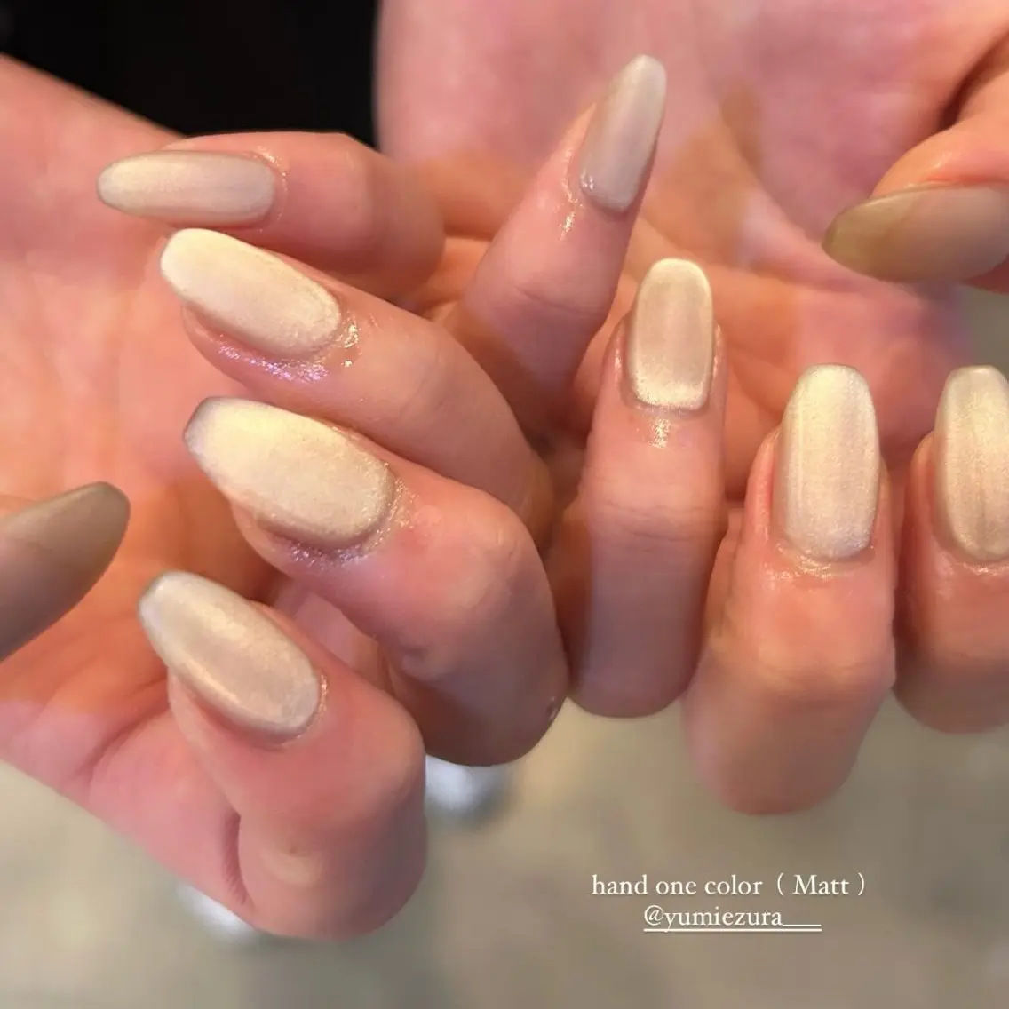 ネイル シンプルネイル Ezura Yumiのネイルデザイン