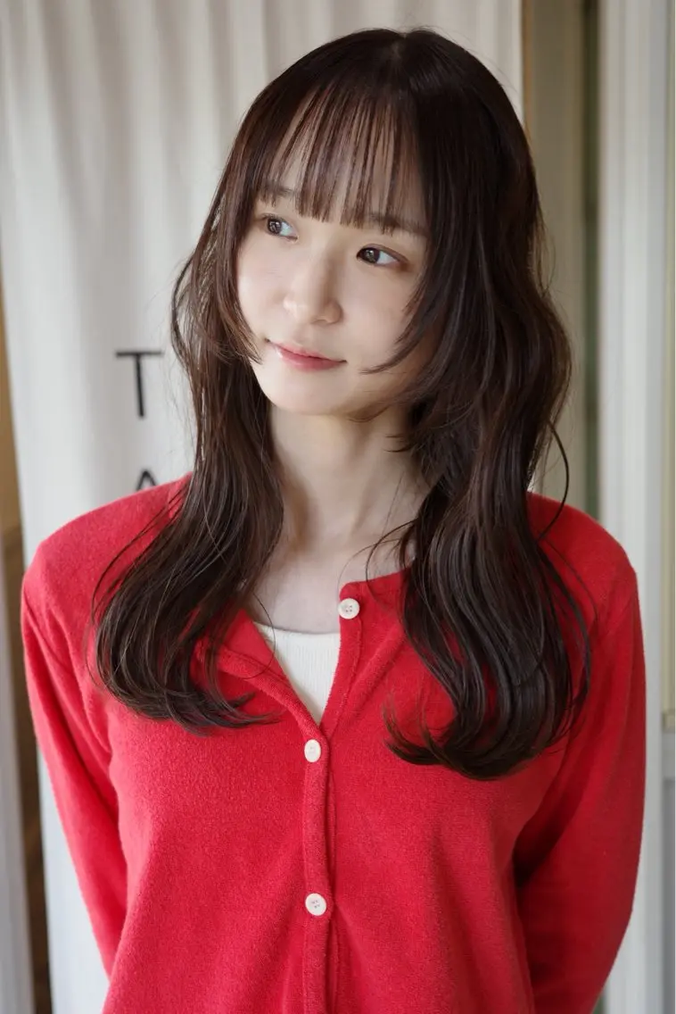 ロング カラー ブラウンカラー 透明感カラー ナチュラルブラウン オレンジ くびれヘア カット ヘアカラー トリートメント 🌈高田大夢似合わせ 透明感カラー🌈のヘアスタイル