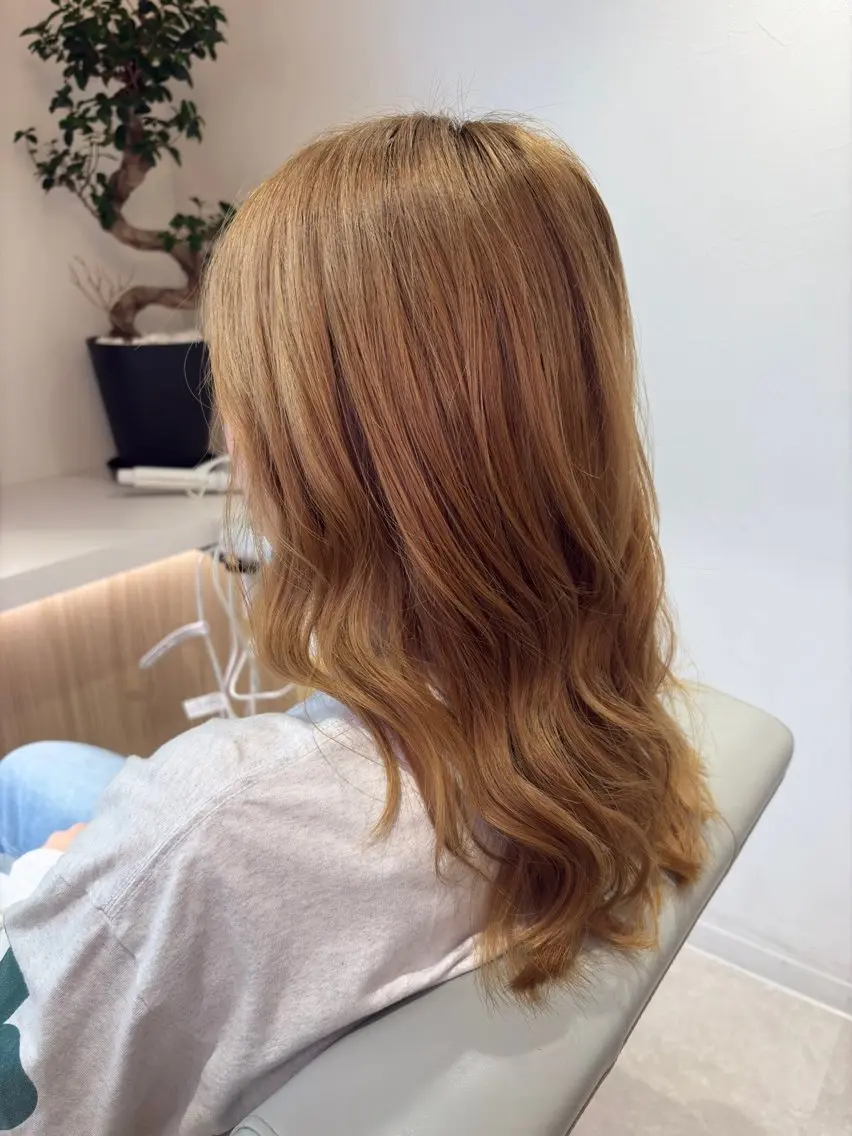 セミロング メンズ キッズ 大塚 叶葵のヘアスタイル