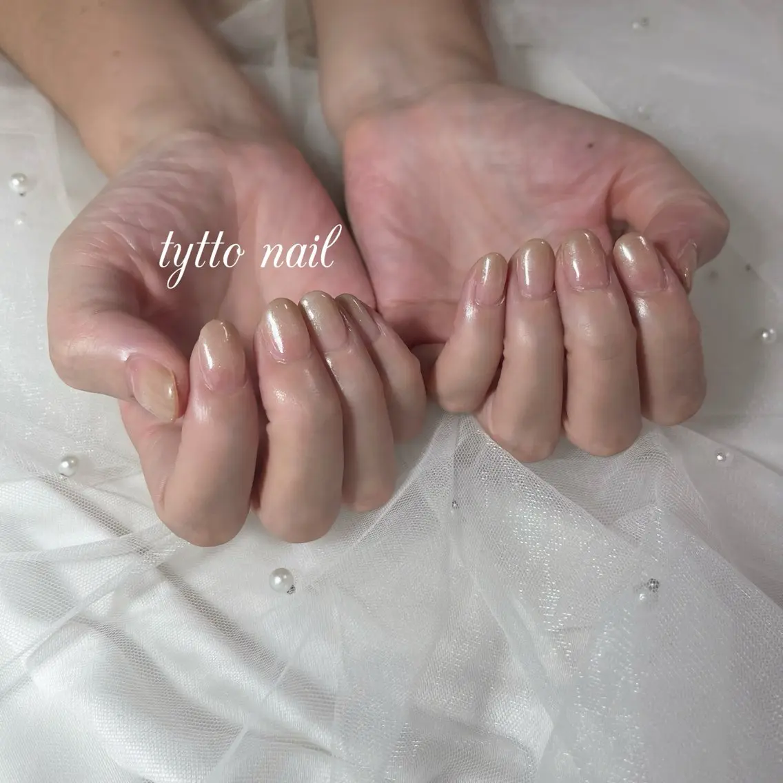 ネイル グラデーション キラキラネイル 韓国ネイル オフィスネイル ワンカラーネイル ハンドネイル tytto nail ❤︎‪‪eri‪‪のネイルデザイン