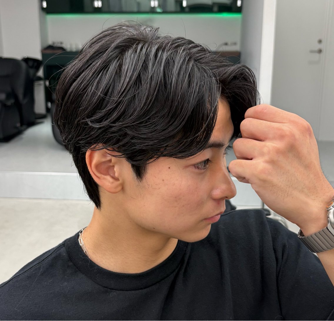 パーマ メンズ メンズパーマ ニュアンスパーマ パーマ メンズパーマ特化 sayoのヘアスタイル