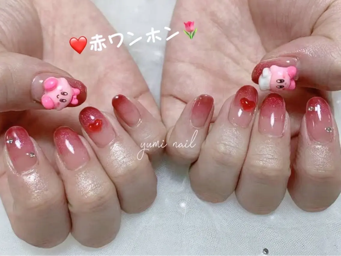 ネイル 𝐲𝐮𝐦𝐢🎀 長さ出しデザイン専門のネイルデザイン