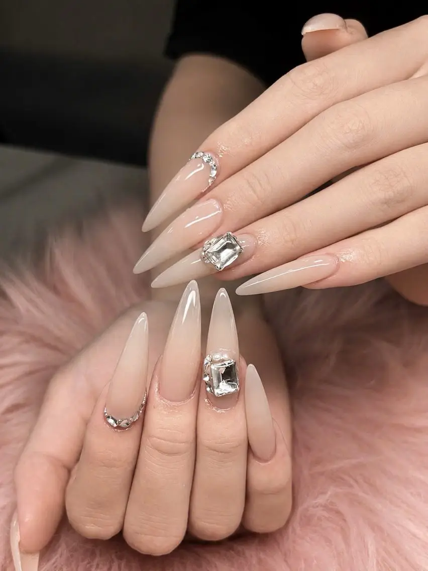 ネイル アートネイル フレンチネイル ジェルネイル 韓国ネイル マグネットネイル HAPPI NAIL 大国町のネイルデザイン