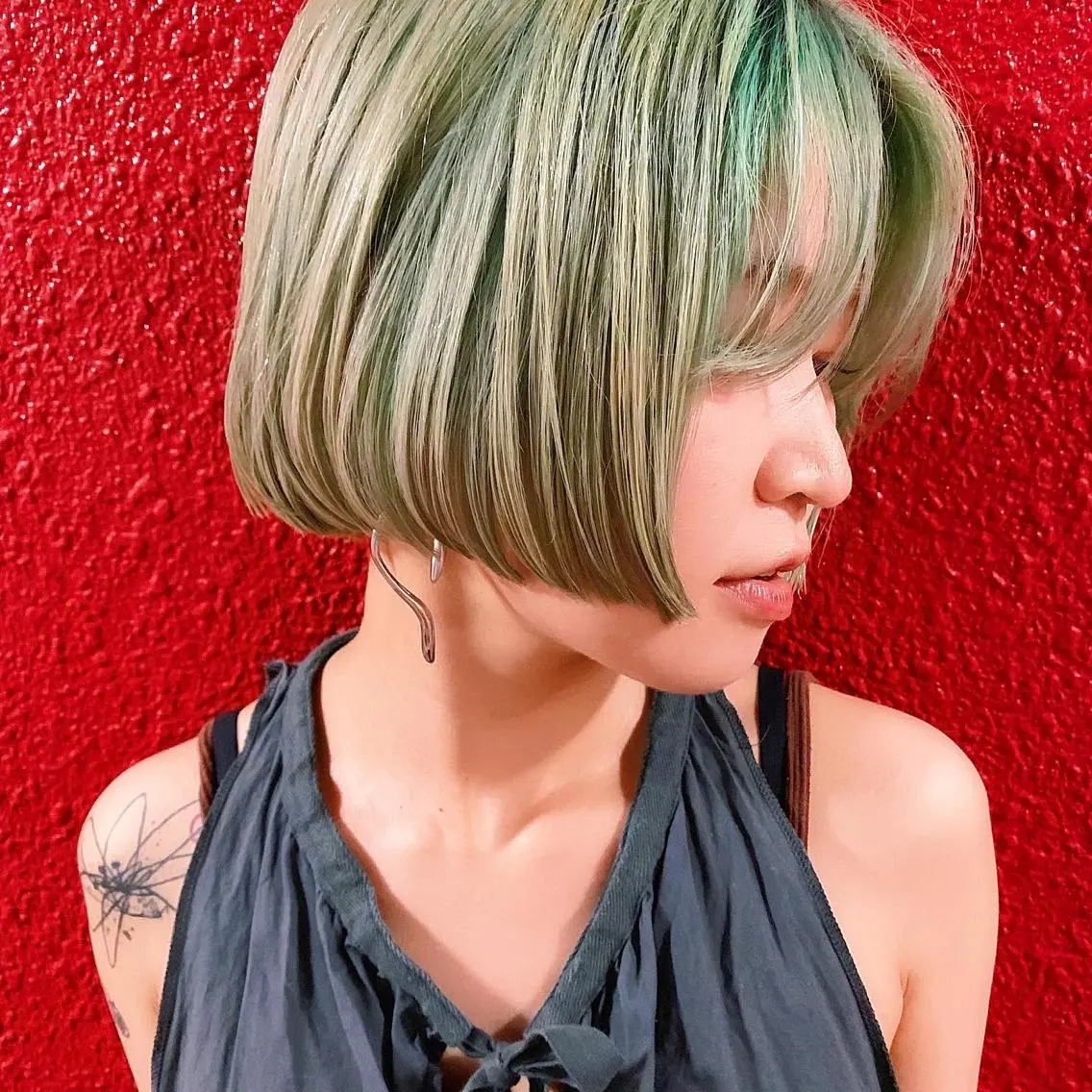 ショート カラー 中川 竜誠のヘアスタイル