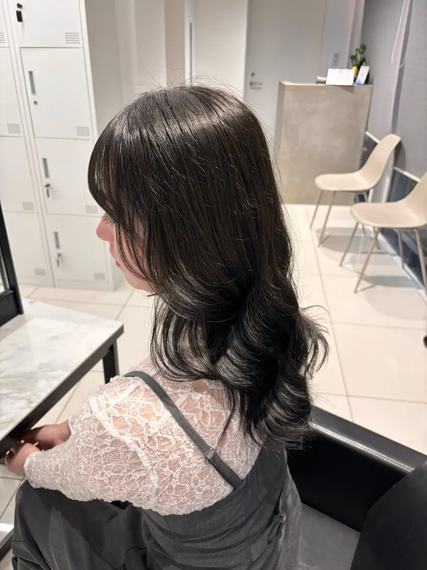 セミロング カラー ️髪質改善luce /美髪矯正🎀こゆきのヘアスタイル