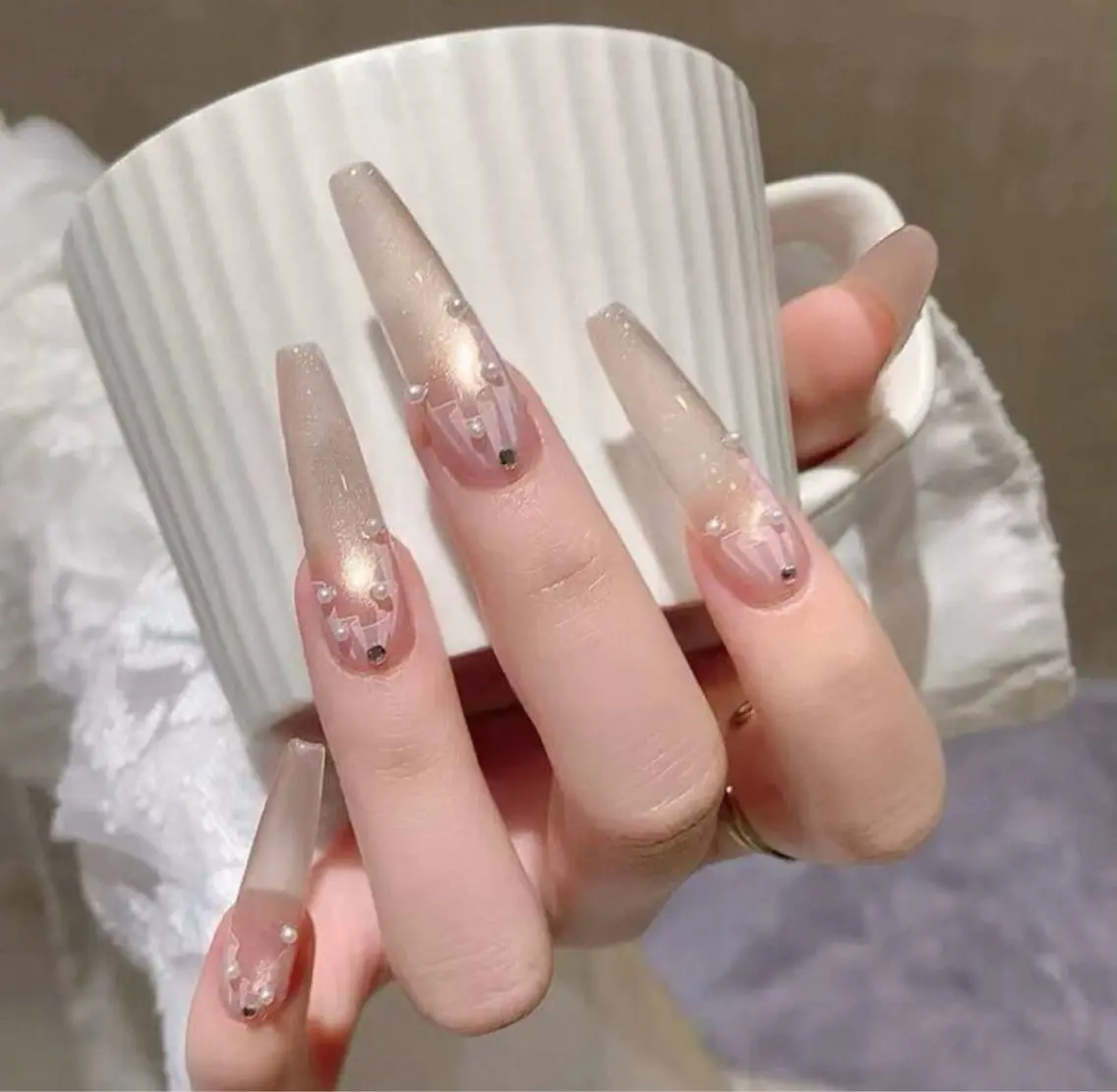 ネイル オフのみ(ネイル) 長さ出し専門パーツ jenniferのネイルデザイン