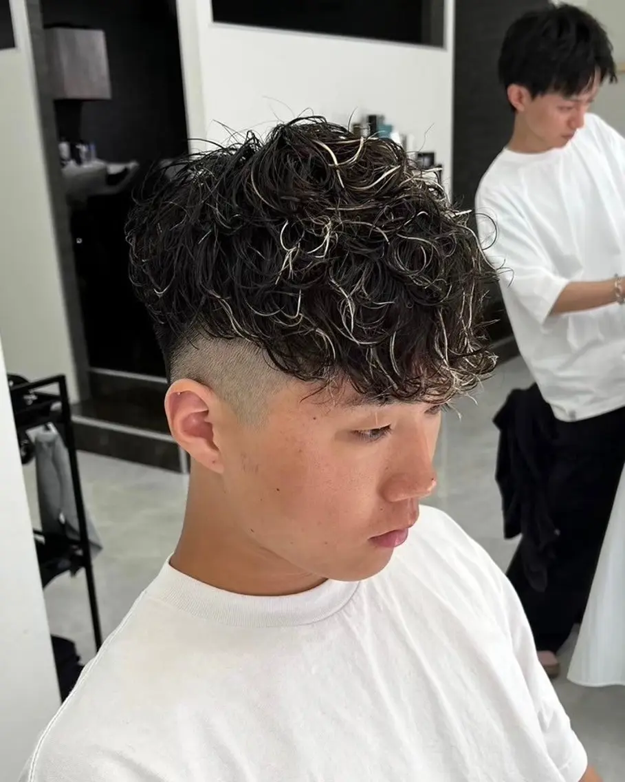 パーマ メンズ カット パーマ 👑メンズ/パーマ/ 小島桐弥👑のヘアスタイル