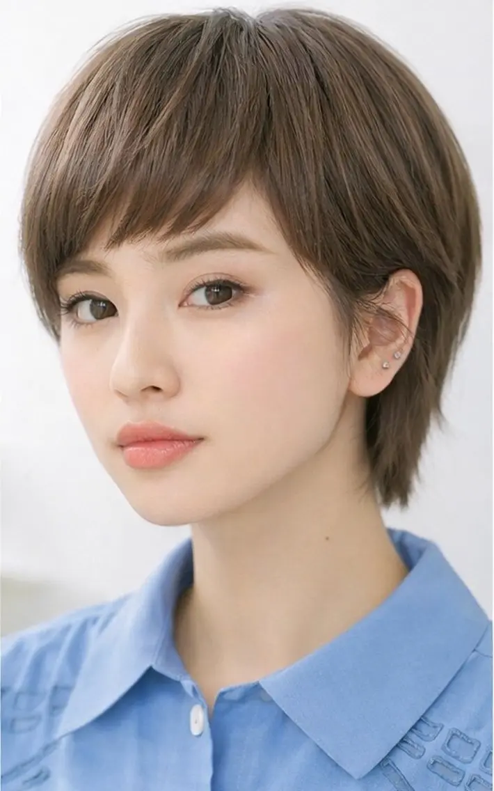 ショート カット ヘアカラー トリートメント 大西 直人のヘアスタイル
