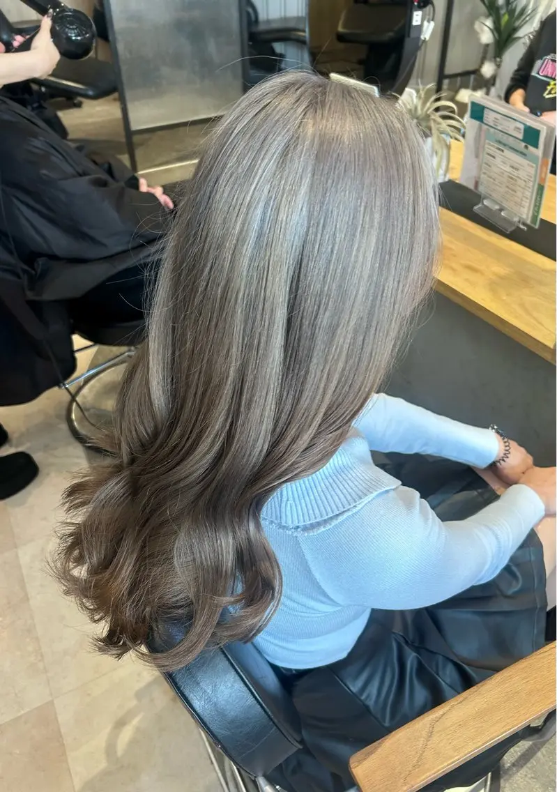 ロング カラー カット ヘアカラー 🫧縮毛矯正🫧艶髪 門前仲町/HIROのヘアスタイル