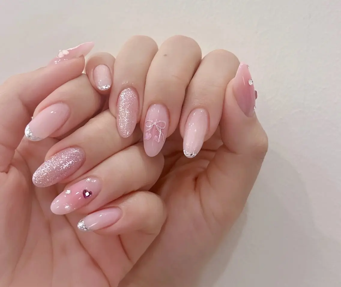 ネイル アートネイル チークネイル 長さ出し マグネットネイル 持ち込み ハンドネイル ハンドケア For you. Nail Salonのネイルデザイン