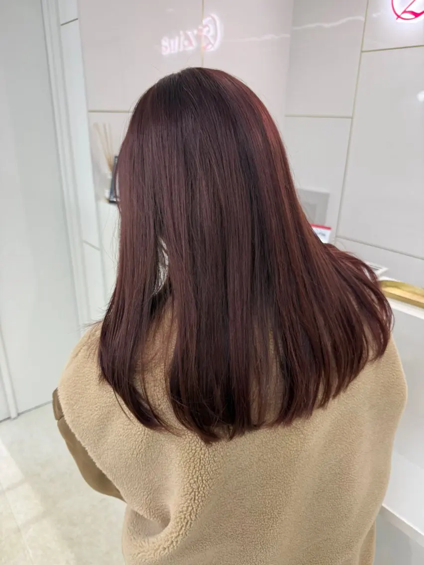 🪽✨髪質改善ケアカラー+カット+髪質改善トリートメントpremium🪽✨の写真