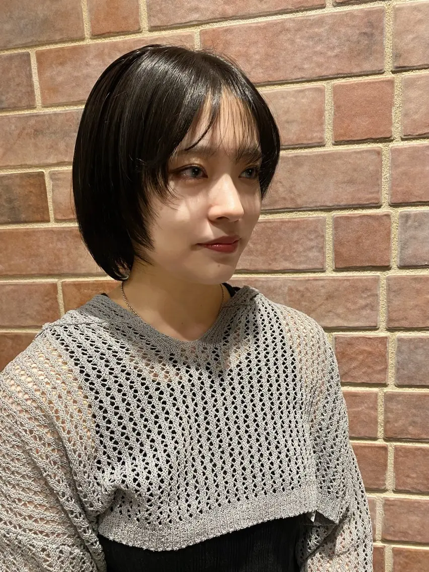 ショート カラー カット ヘアカラー トリートメント 上品韓国ヘア レイヤー/ayaのヘアスタイル