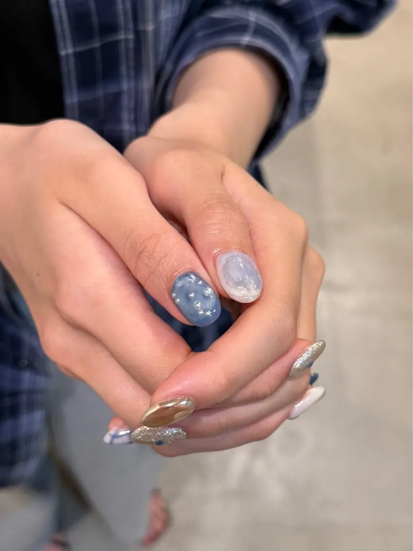 ネイル アートネイル ハンドネイル saki.K DEE yabaのネイルデザイン