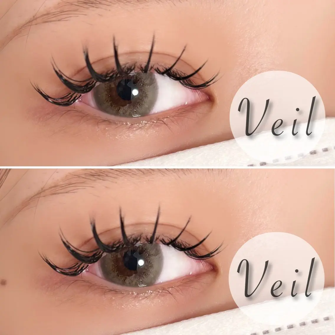マツエク・マツパ 💎Veil 若生💎のマツエク・マツパデザイン