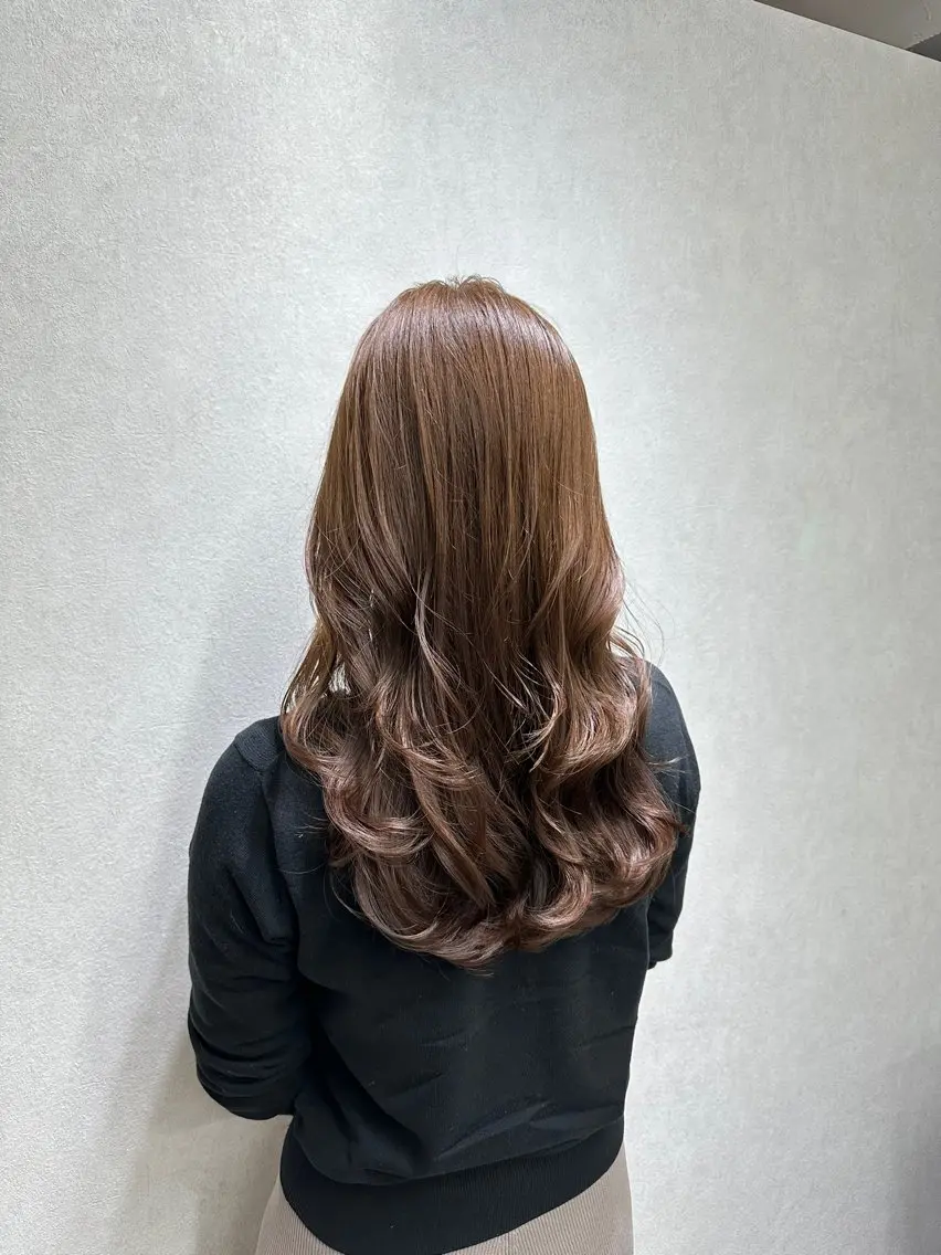 セミロング 髪質改善×レイヤー 中村洋介のヘアスタイル