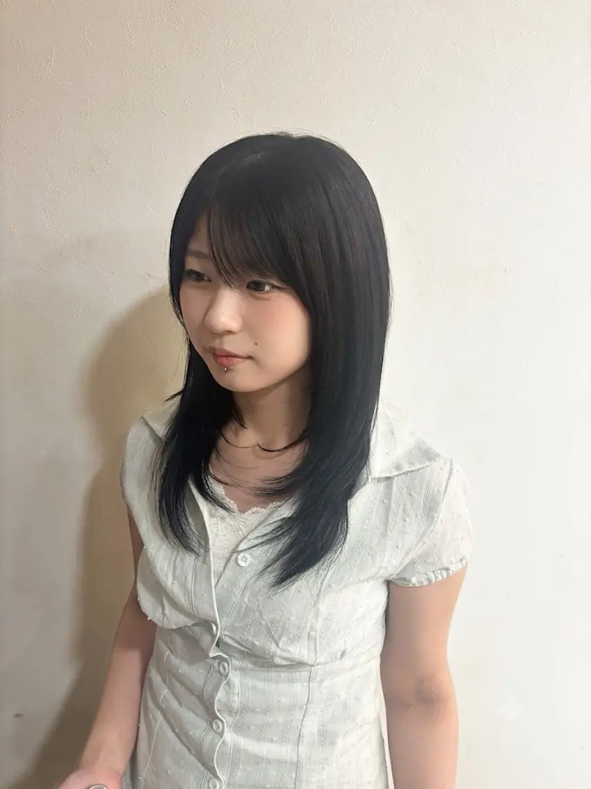 セミロング カット ヘアカラー シルエット重視✂︎ 髙橋　盾のヘアスタイル