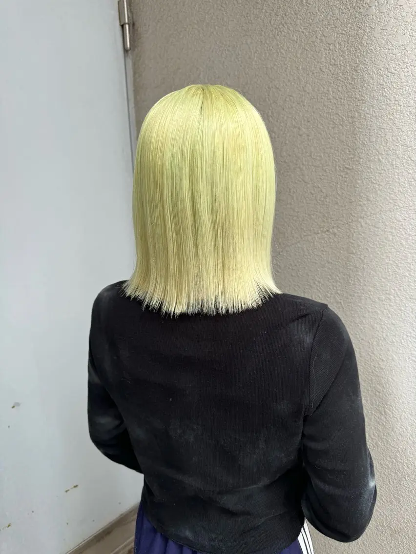 🌷1ブリーチ+カラー+LINKトリートメント🌷※補足事項お読みの上ご予約お願いいたしますの写真