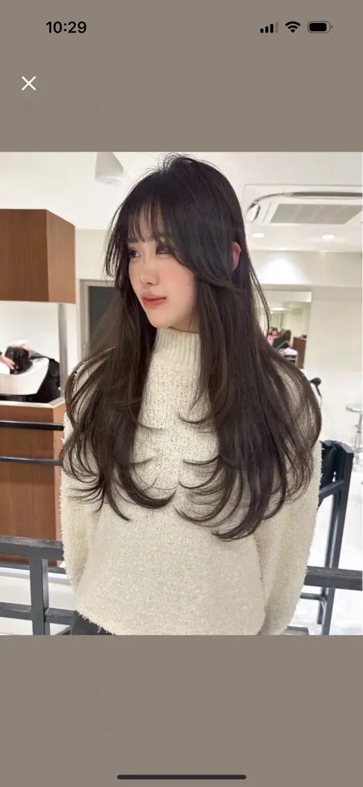 ロング 🎀 レイヤーカット カラー / 錦糸町のヘアスタイル