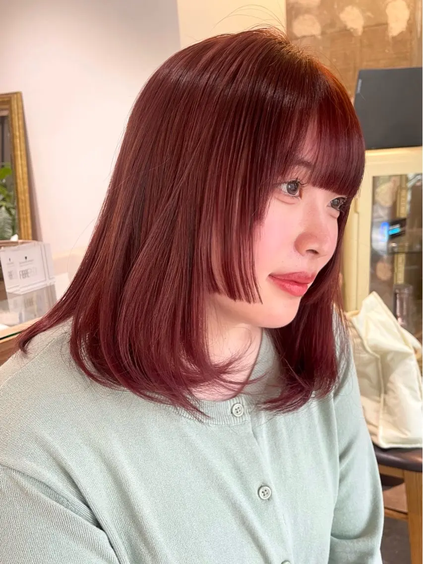 メンテナンスカット+ワンカラーの写真