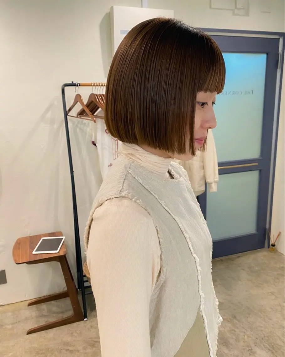 ショート カラー カット トリートメント ヘッドスパ 板谷みさき /似合わせBobのヘアスタイル
