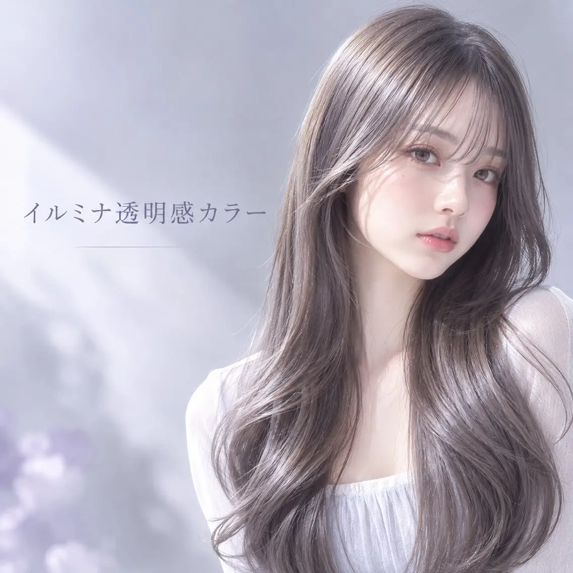 ミニモ限定🎟️❤️【透明感のある髪色を叶えたい方へ】🫧イルミナ透明感カラー🎨の写真