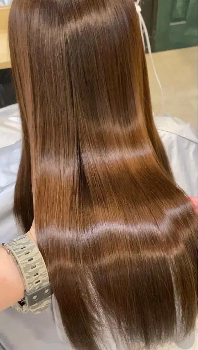 🌈美髪矯正+ケアイルミナカラー+カット+りんご幹細胞&TOKIOlimited🌈【✨1日1名限定✨】の写真