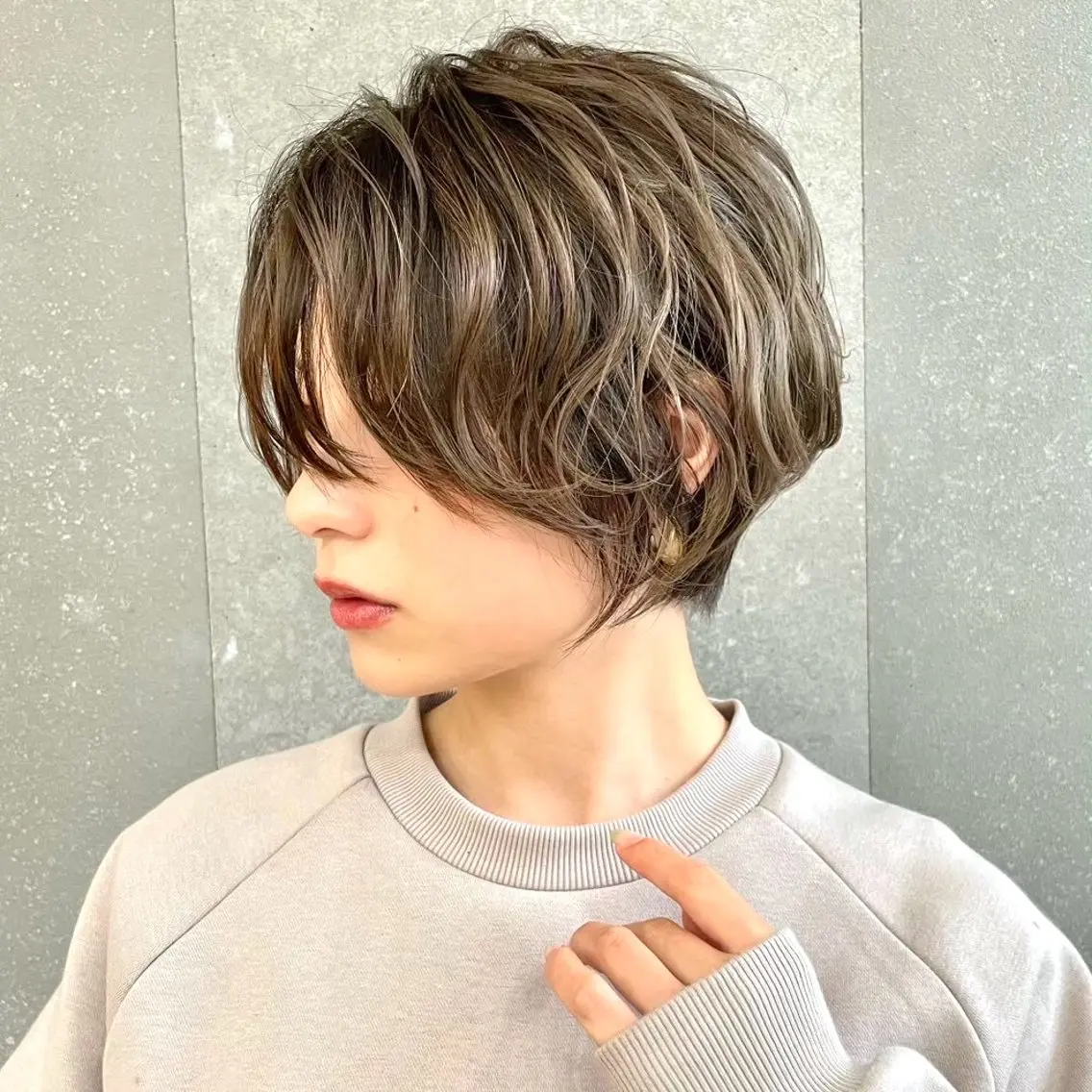 ショート 上品♡ボブ/レイヤー /艶髪🌷村松優斗のヘアスタイル