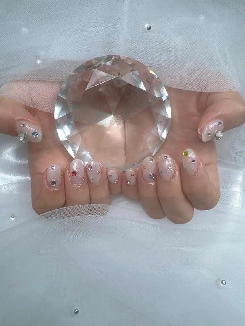 ネイル 持ち込み ハンドネイル Queeens nailのネイルデザイン