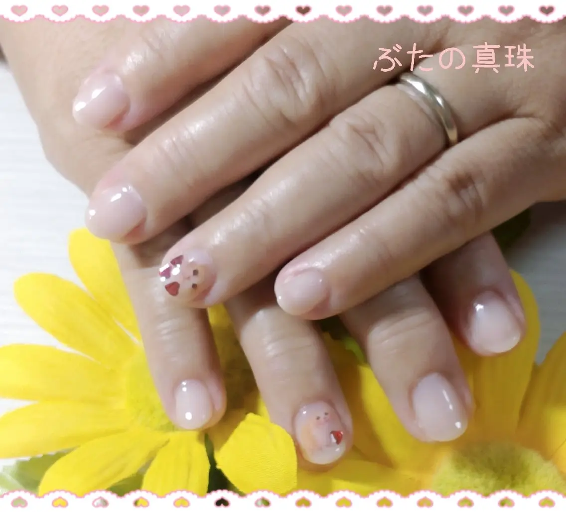 ネイル ハンドネイル 林 珠里のネイルデザイン