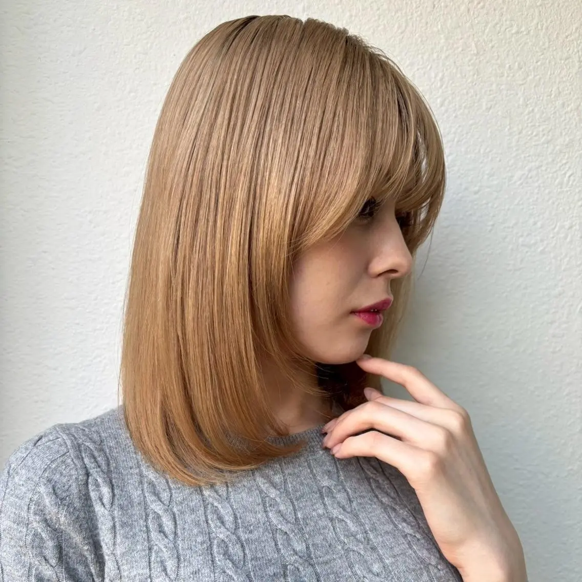 ミディアム クセ毛解決💠艶髪 縮毛矯正💠棚村竜太のヘアスタイル