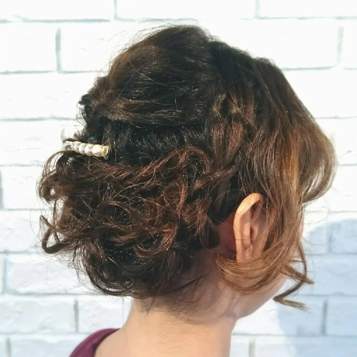 ミディアム 田坂 真弓のヘアスタイル
