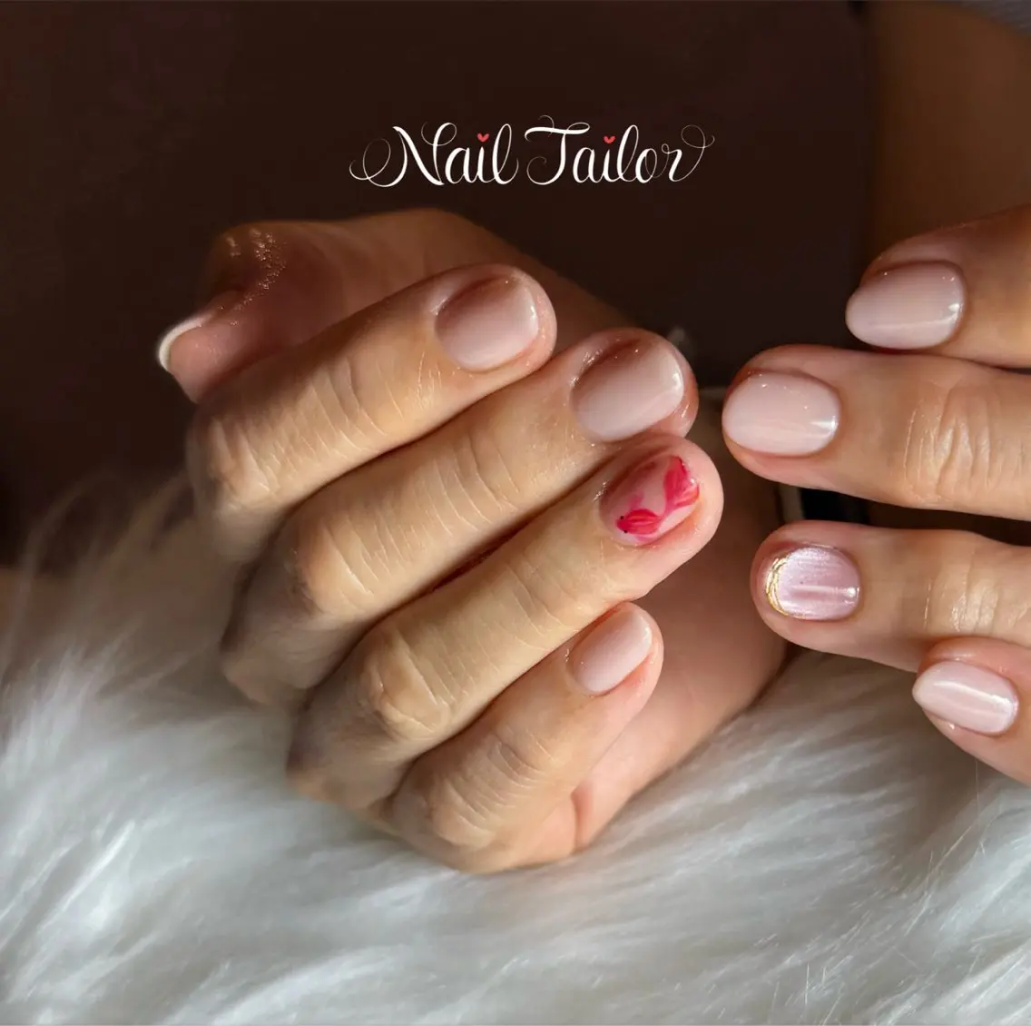 ネイル ジェルネイル オフィスネイル ワンカラーネイル ハンドネイル NailTailor ネイルテイラーのネイルデザイン