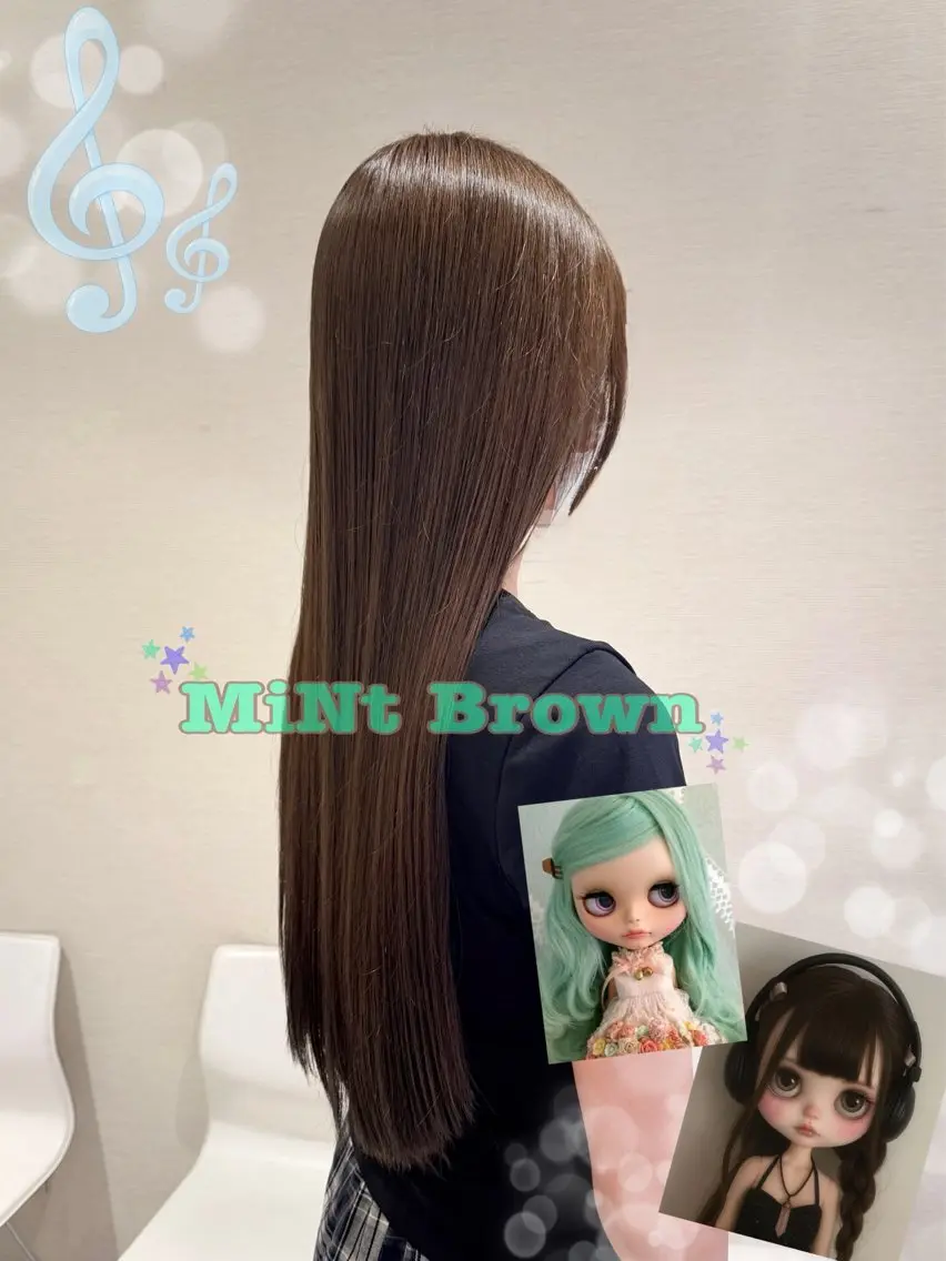 ロング カラー カット ヘアカラー トリートメント さら艶レイヤーカット 🩶Suzuneのヘアスタイル