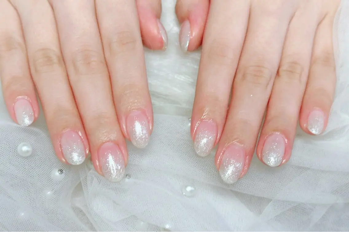 ネイル ハンドネイル 渋谷T&B りお ロング無制限中💫のネイルデザイン