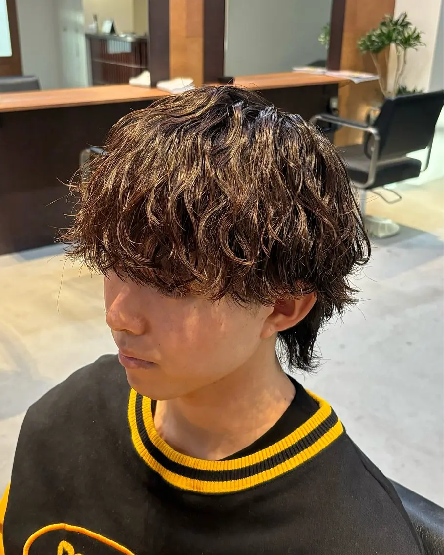 パーマ ウルフカット カット パーマ Kota 【パーマ特化美容師】のヘアスタイル