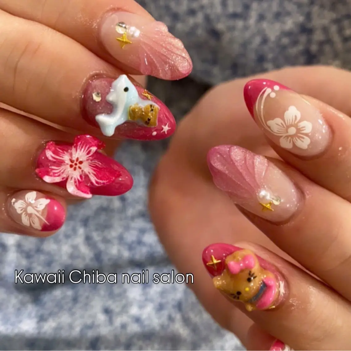 ネイル フレンチネイル ジェルネイル ガーリー 韓国ネイル オフィスネイル Kawaii Chiba nailのネイルデザイン