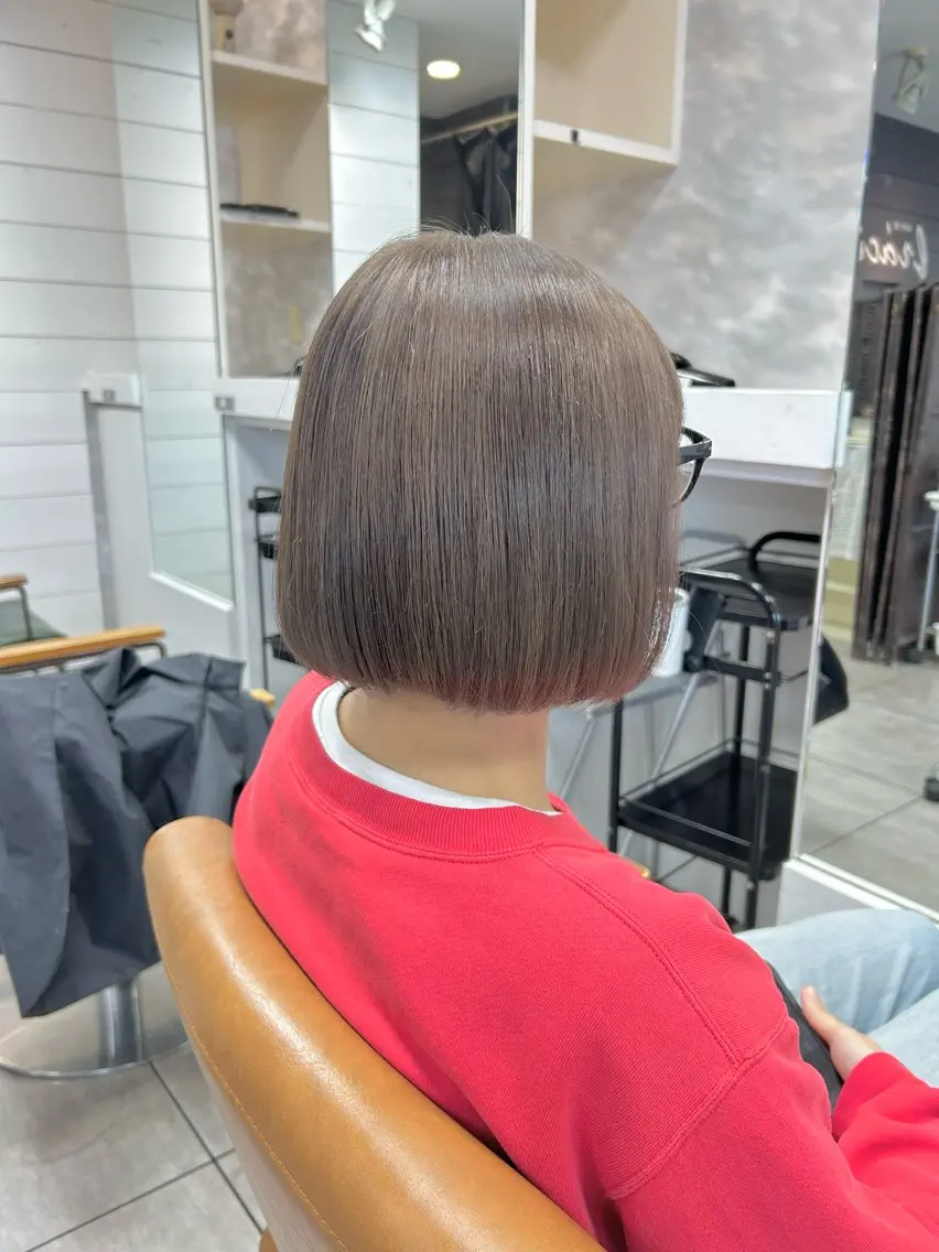 ミディアム カット ヘアカラー 🫧艶髪カラー🫧 森本くるみのヘアスタイル