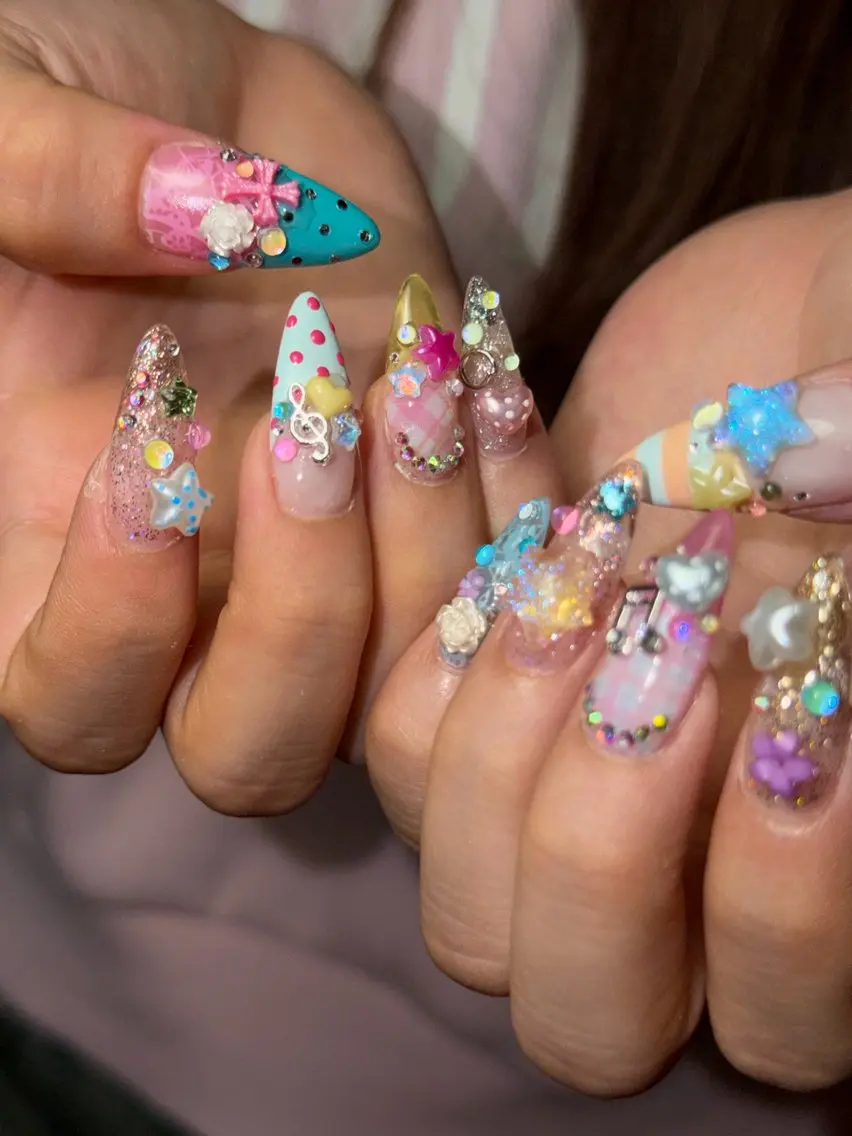 ネイル 韓国ネイル シンプルネイル ワンホンネイル ハンドネイル CoMo Nailのネイルデザイン