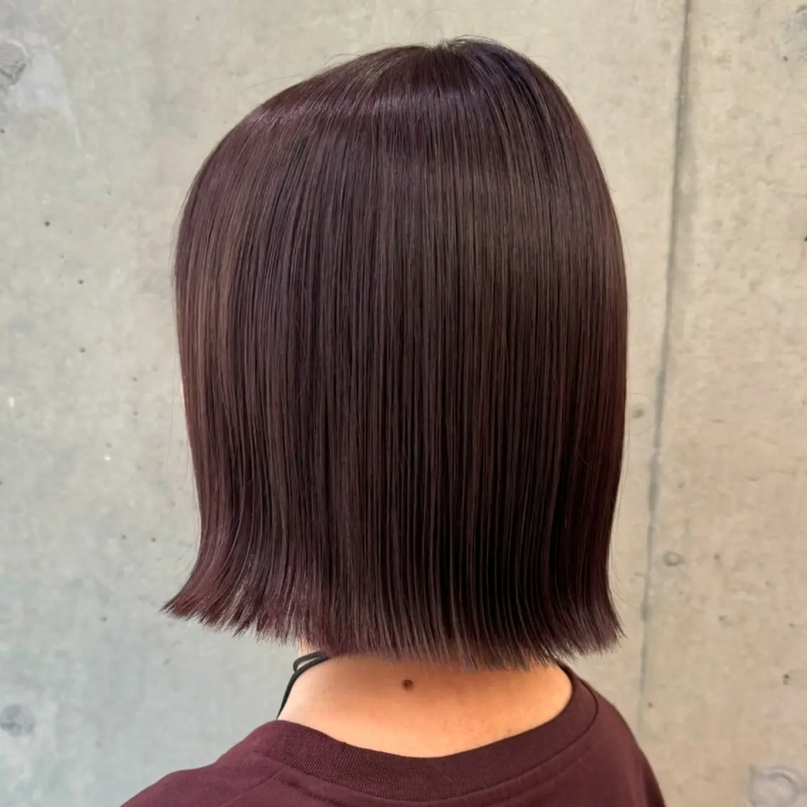 ショート 切りっぱなしボブ ボブ カット ヘアカラー トリートメント 🟠soLo🟠染谷 駿介🟠髪質改善🟠のヘアスタイル